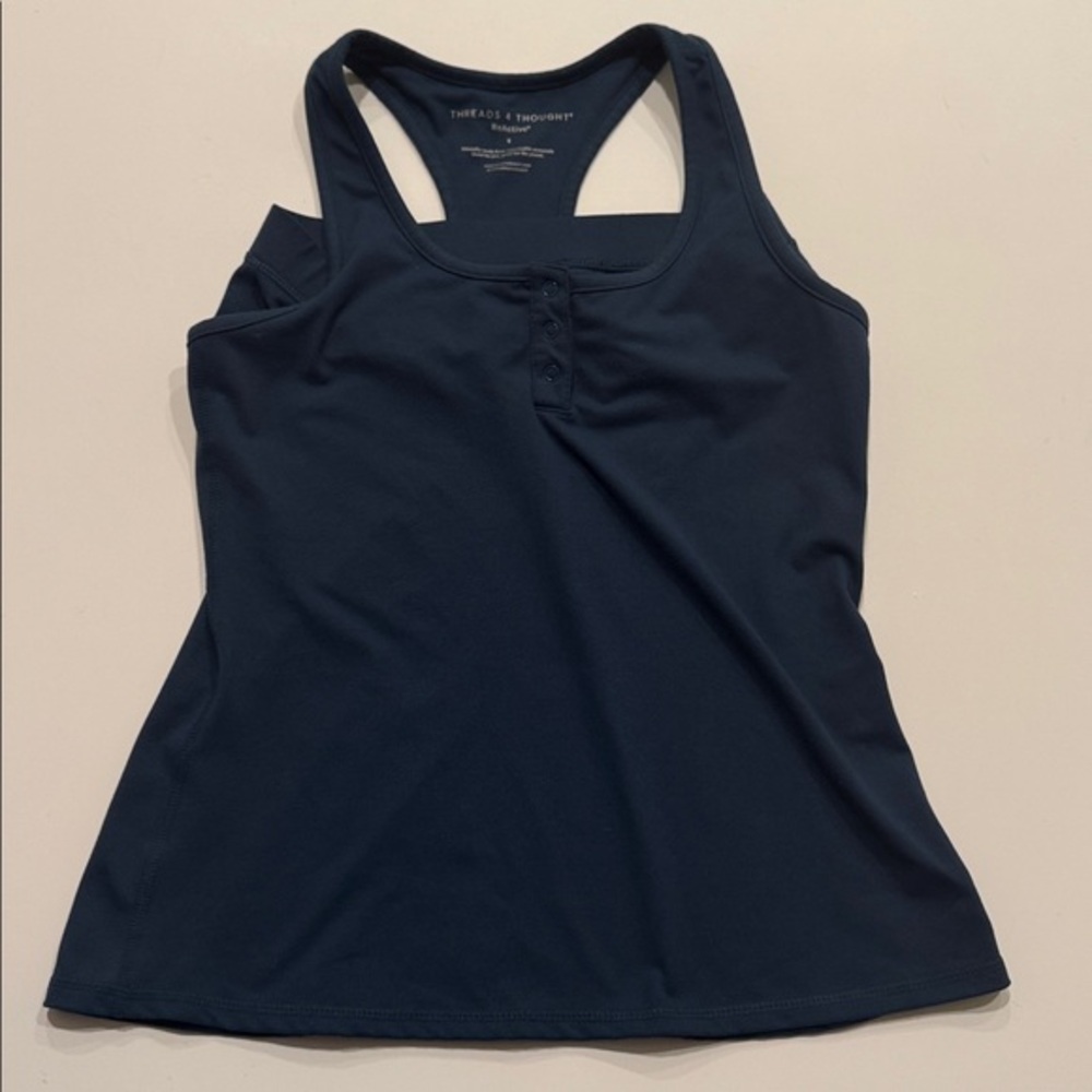 Threads 4 Thought Dark Teal sportswear Top women’s small‎